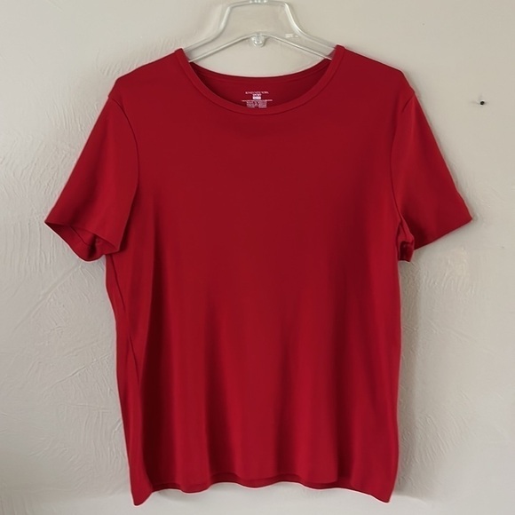 Jones New York sport crewneck T-shirt size XL short sleeves lightly ribbed - Picture 5 of 12